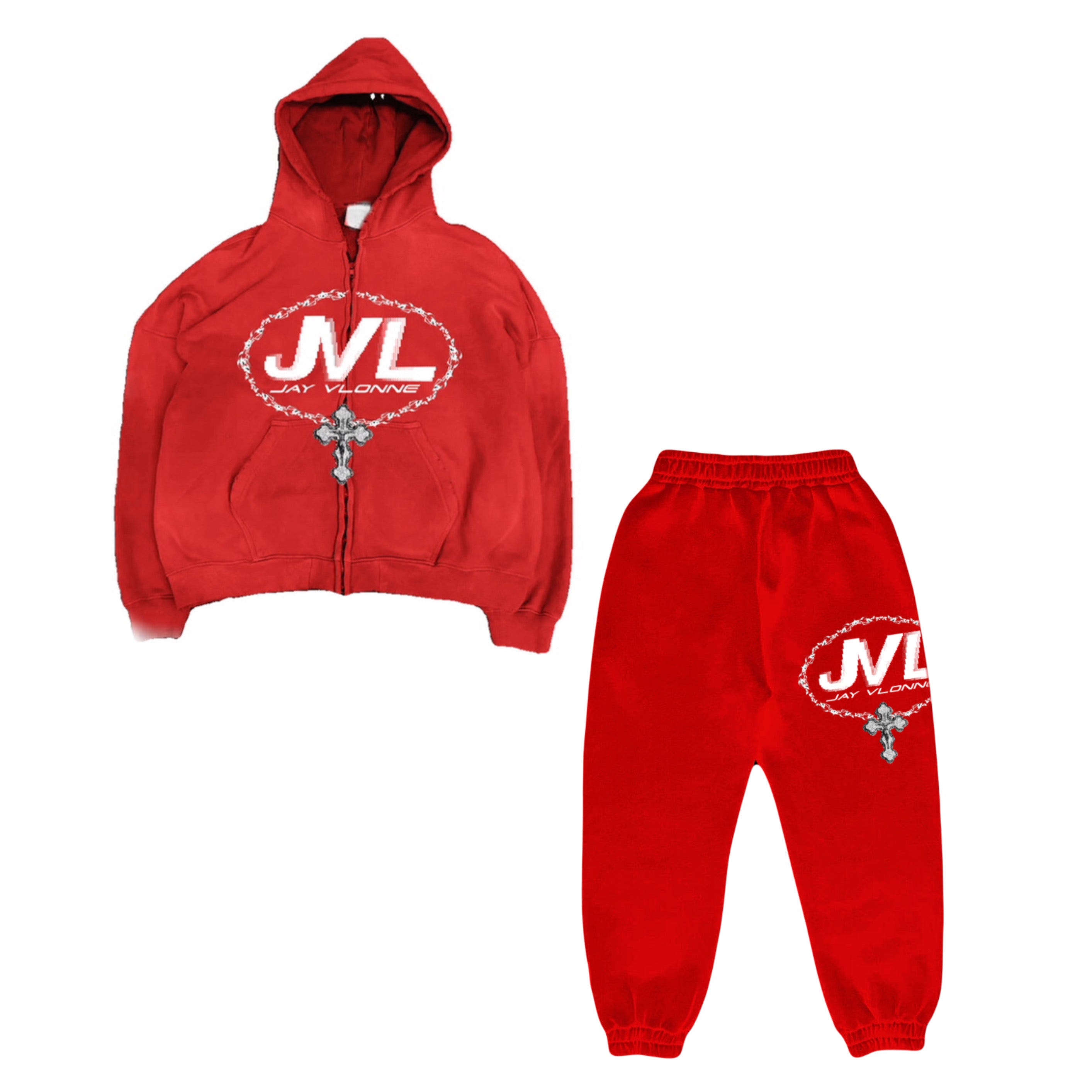 Red Sweatsuit (SET)